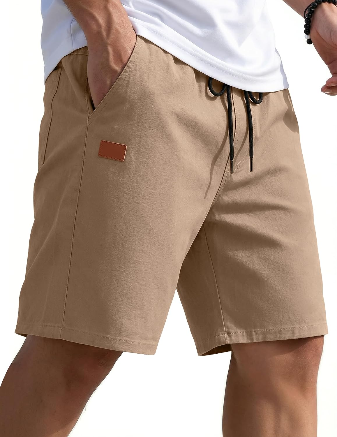Detalle de COOFANDY 9" Casual Chino Cotton Shorts for Men