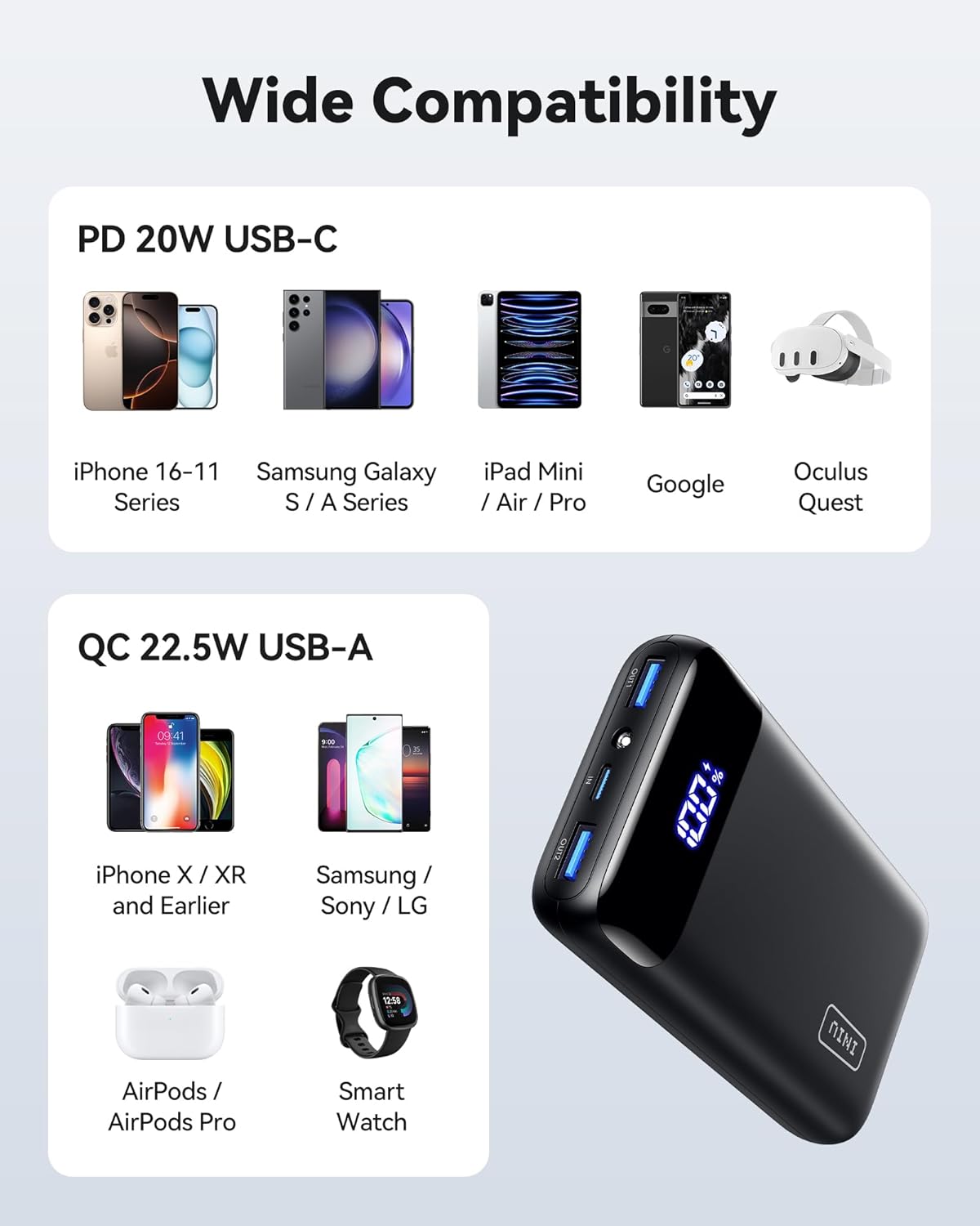 Thumbnail 4 de INIU Power Bank 20000mAh portable charger