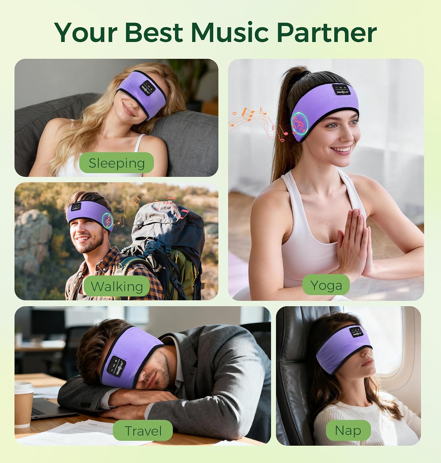 Thumbnail 6 de MUSICOZY sleep headphones BT 5.4