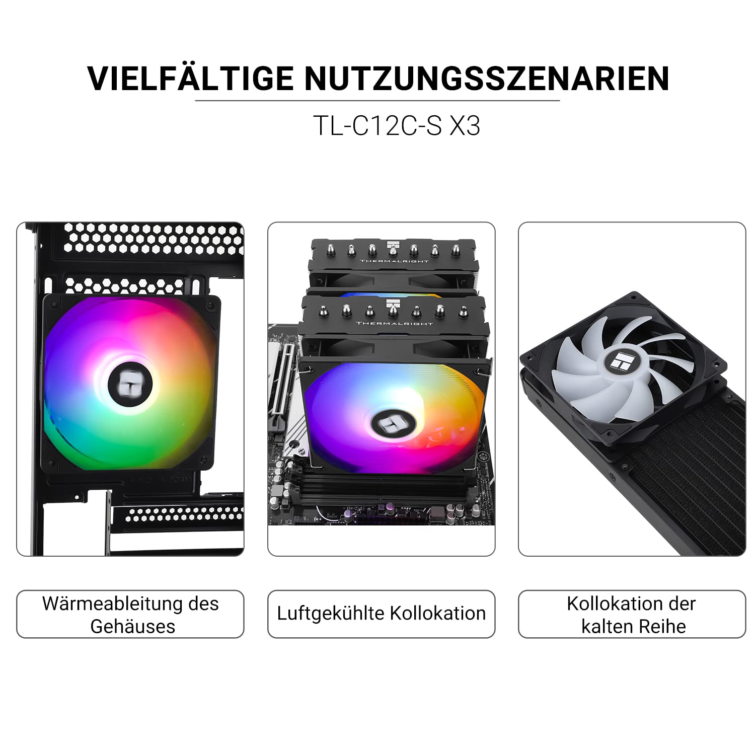 Thumbnail 4 de Thermalright TL-C12C-S X5 120mm CPU-Lüfter