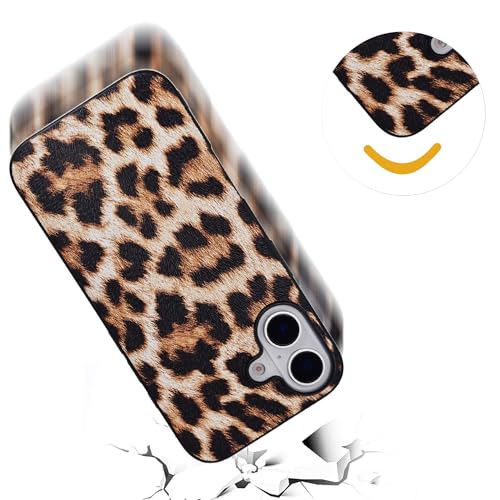 Thumbnail 7 de DMaos iPhone 12 Pro / iPhone 12: cover leopardata in ecopelle marrone per 6,1