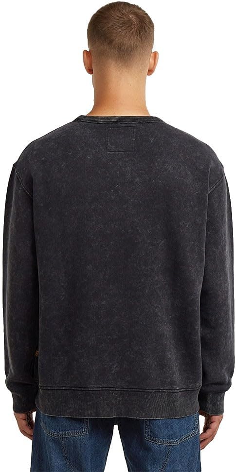 Detalle 2 de G-STAR Washed R Sw Felpa Uomo: comfort e stile everyday