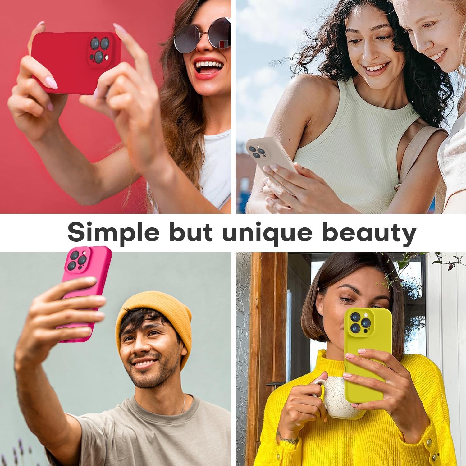 Thumbnail 1 de LOVE 3000 for iPhone 16 Pro Case – Premium Hot Pink Silicone with Soft Lining