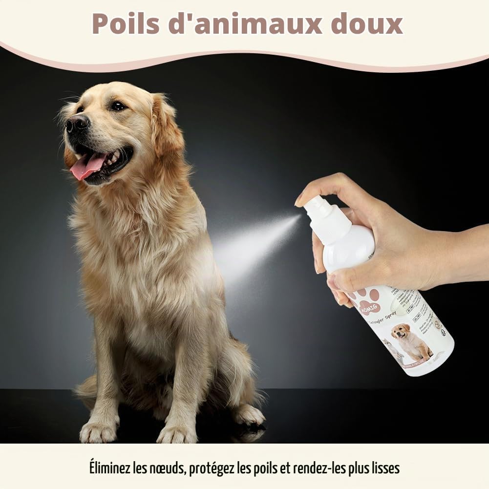 Detalle de AOMIG ontwarrende spray voor honden en katten, 200 ml, kokosgeur