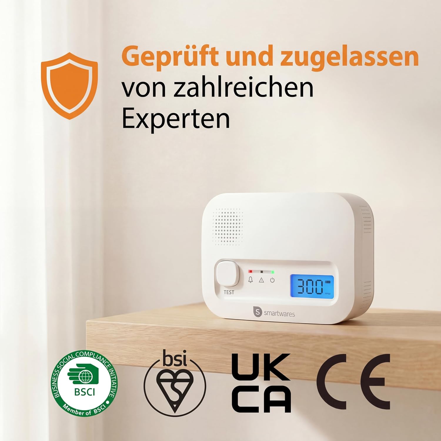 Detalle 2 de Smartwares FGA-13041 10 Jahre Sensor 🚨
