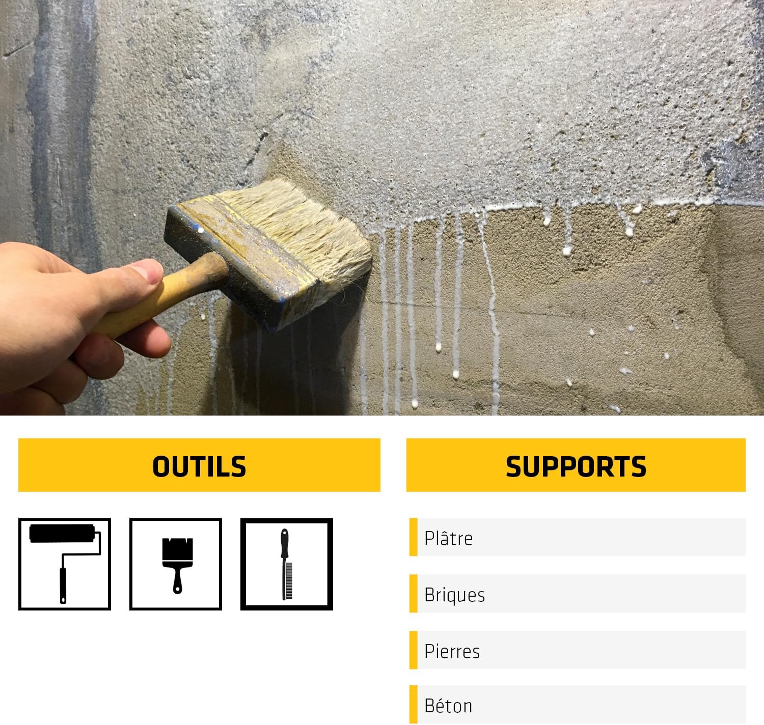 Thumbnail 5 de Sika Imper Mur : Résine pour murs intérieurs humides – 2 L