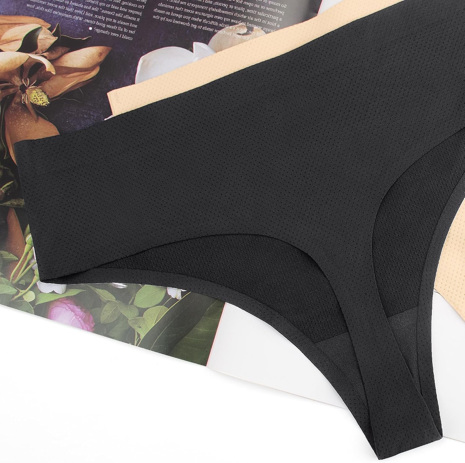 Thumbnail 4 de VOENXE Seamless High-Waisted Thongs — 5-Pack