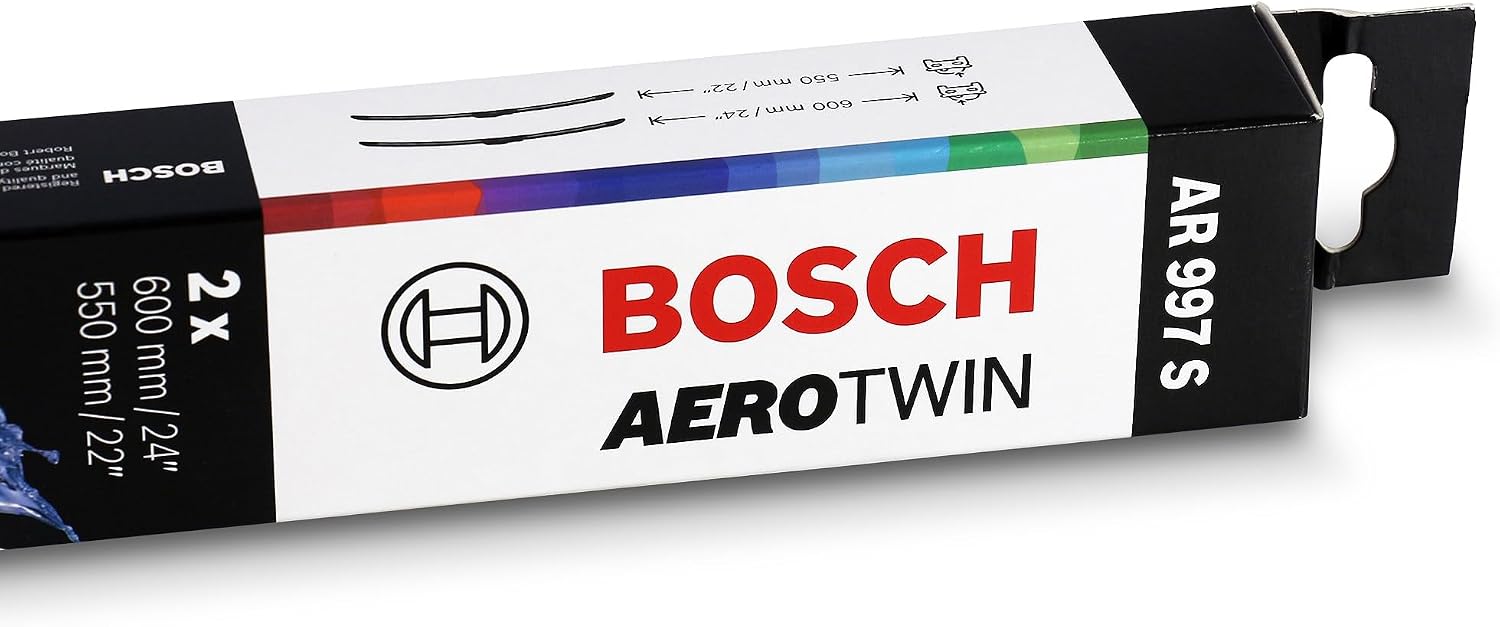 Detalle 2 de Bosch Aerotwin AR997S Front Windscreen Wipers, 600 mm/550 mm Pair