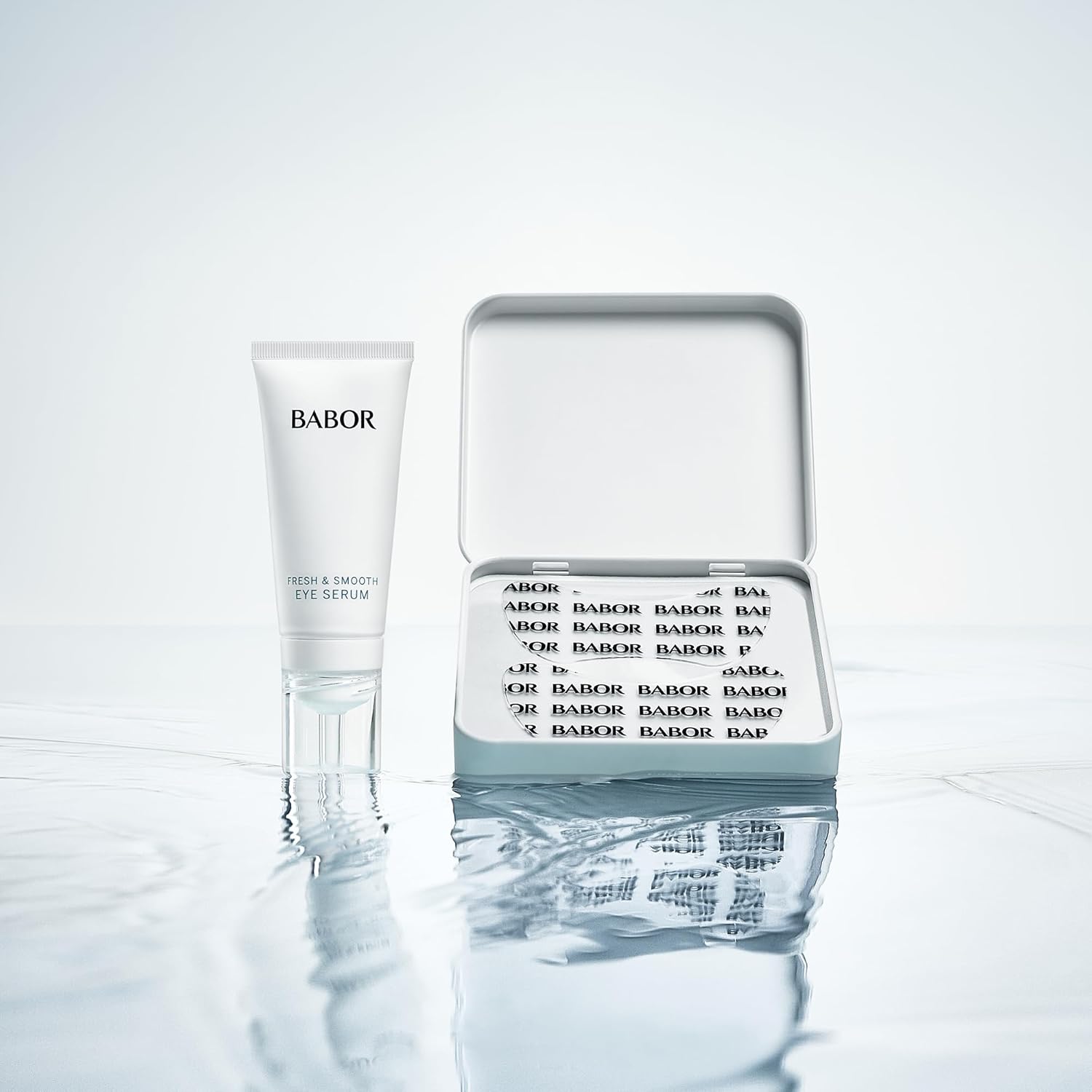 Thumbnail 3 de BABOR Instant Fresh & Smooth Eye Serum + Patches Set (Augenserum & wiederverwendbare Augenpads) – 15 ml