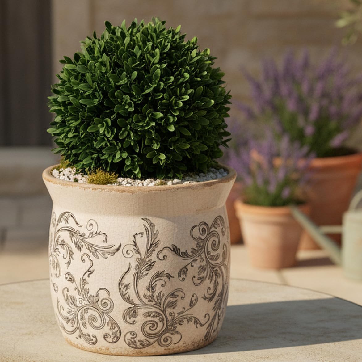 Detalle 1 de Ceramic Planter 6.21 Inch