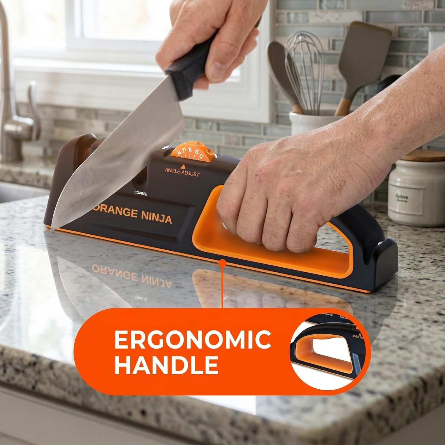 Detalle 1 de Sharp Pebble 3-Stage Knife Sharpener 5️⃣🔪