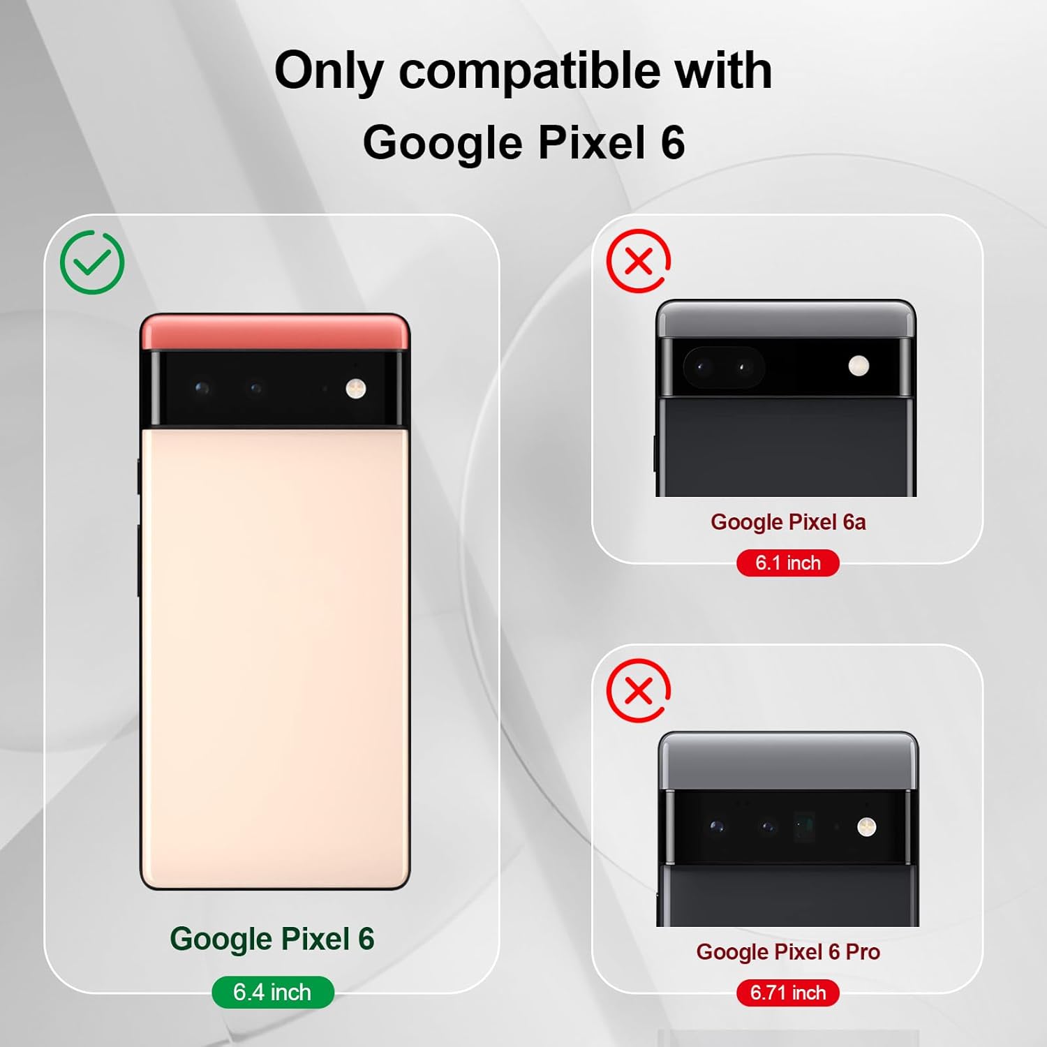 Thumbnail 4 de Btstring Silikonhülle für Google Pixel 6 – Ganzkörper-Case mit Mikrofaserschutz (helles Lila)