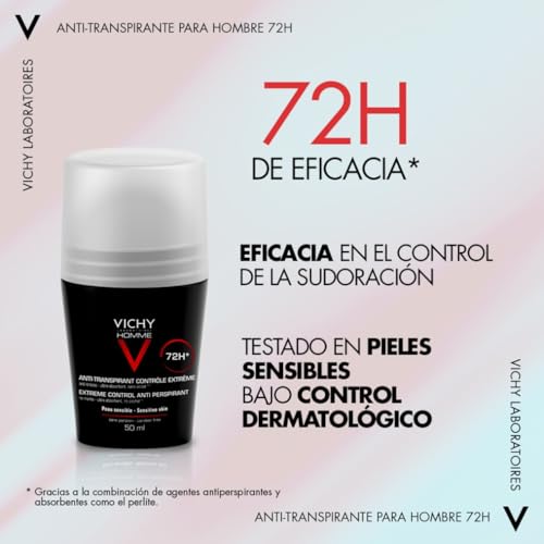 Detalle de Vichy Desodorante Antitranspirante 72H 50 ml