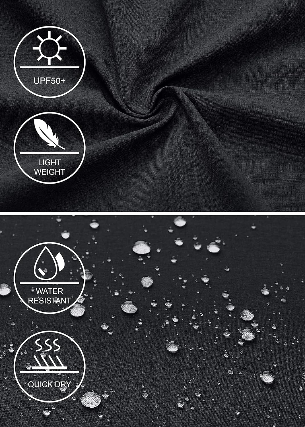 Thumbnail 3 de Libin Men's Golf Shorts 7/9" Work Dress Shorts — Lightweight, Quick-Dry and Water-Resistant