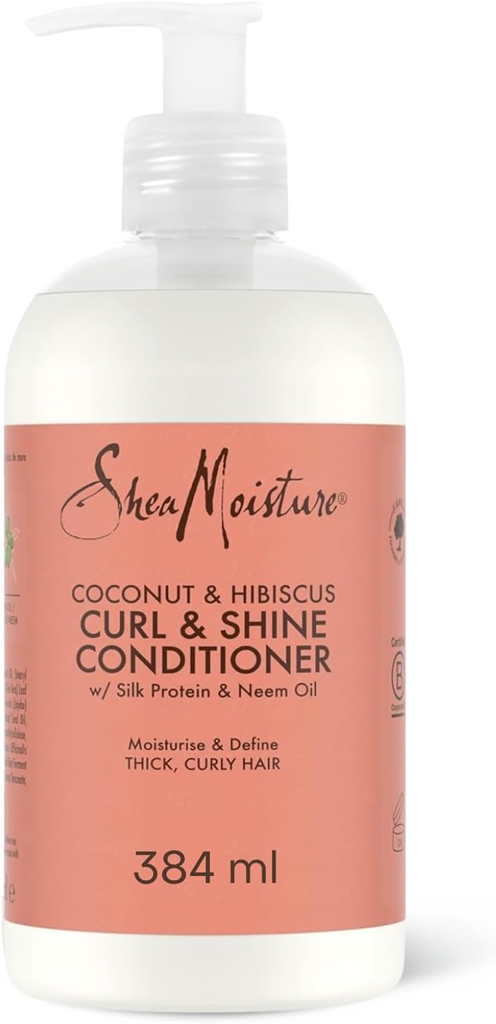 Detalle de SheaMoisture Curl & Shine Balsamo 384 ml: Definition e Idratazione per Ricci e Mossi