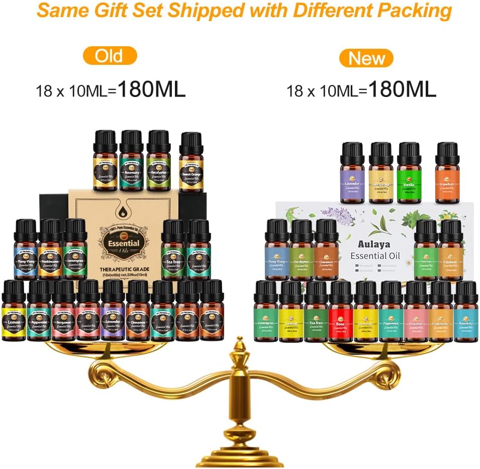 Thumbnail 4 de Aulaya Ätherische Öle Set (18 x 10 ml) – Teebaum, Lavendel, Eukalyptus & weitere