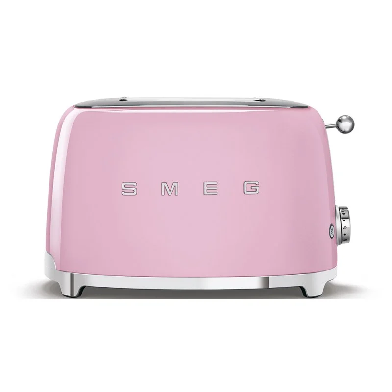 Thumbnail 2 de Smeg TSF01PKEU tostadora para 2 rebanadas de 950 W en rosa estilo años 50