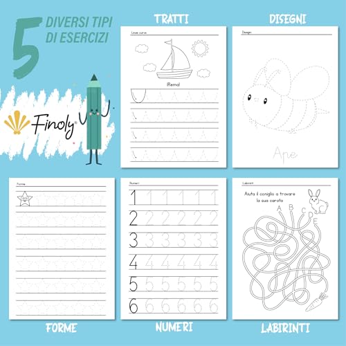 Thumbnail 2 de Finoly quaderno di pregrafismo A4