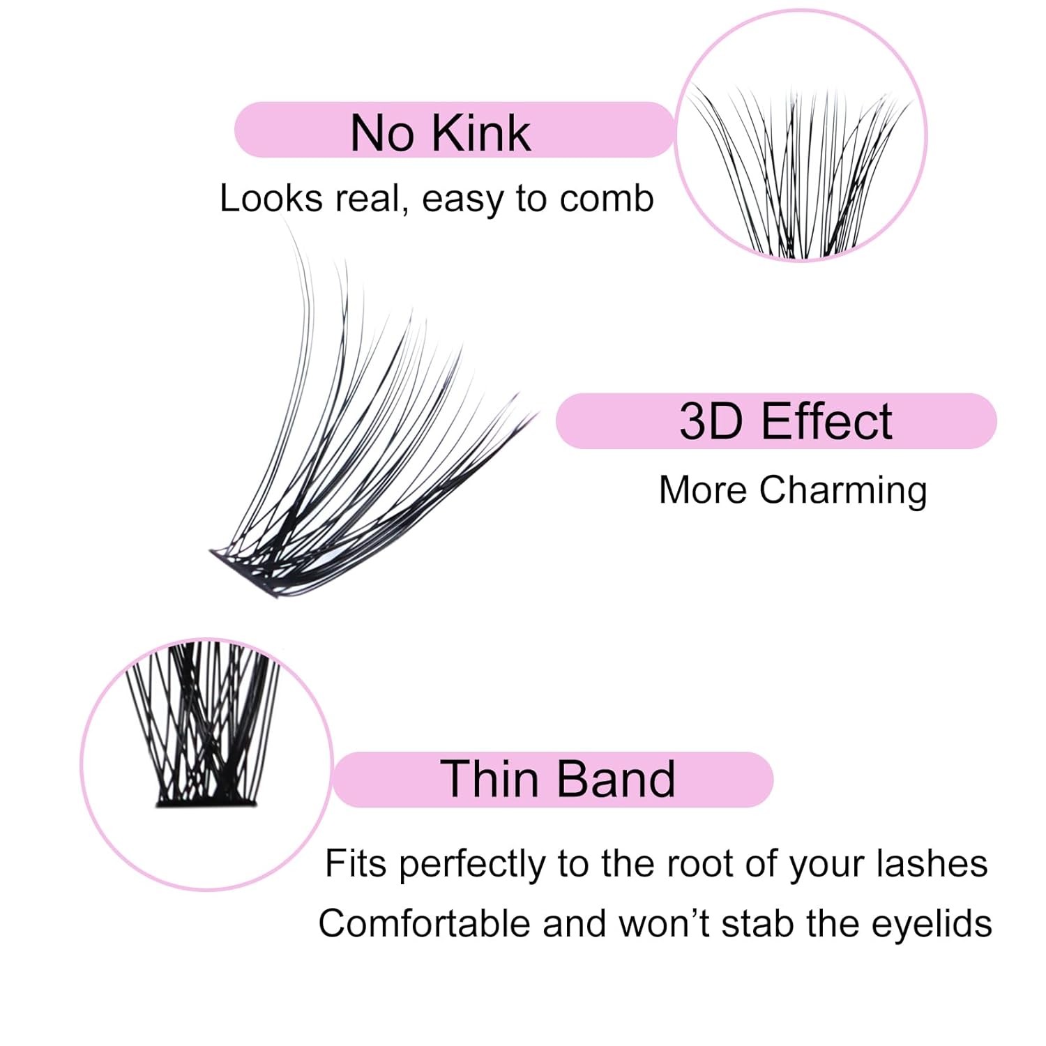 Thumbnail 3 de Cluster Lashes 240pcs Eyelash Extensions 💄