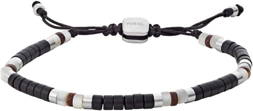 Thumbnail 6 de Fossil Vintage Casual Herrenarmband mit Halbedelstein- oder Edelstahl-Anmutung und Schieberverschluss
