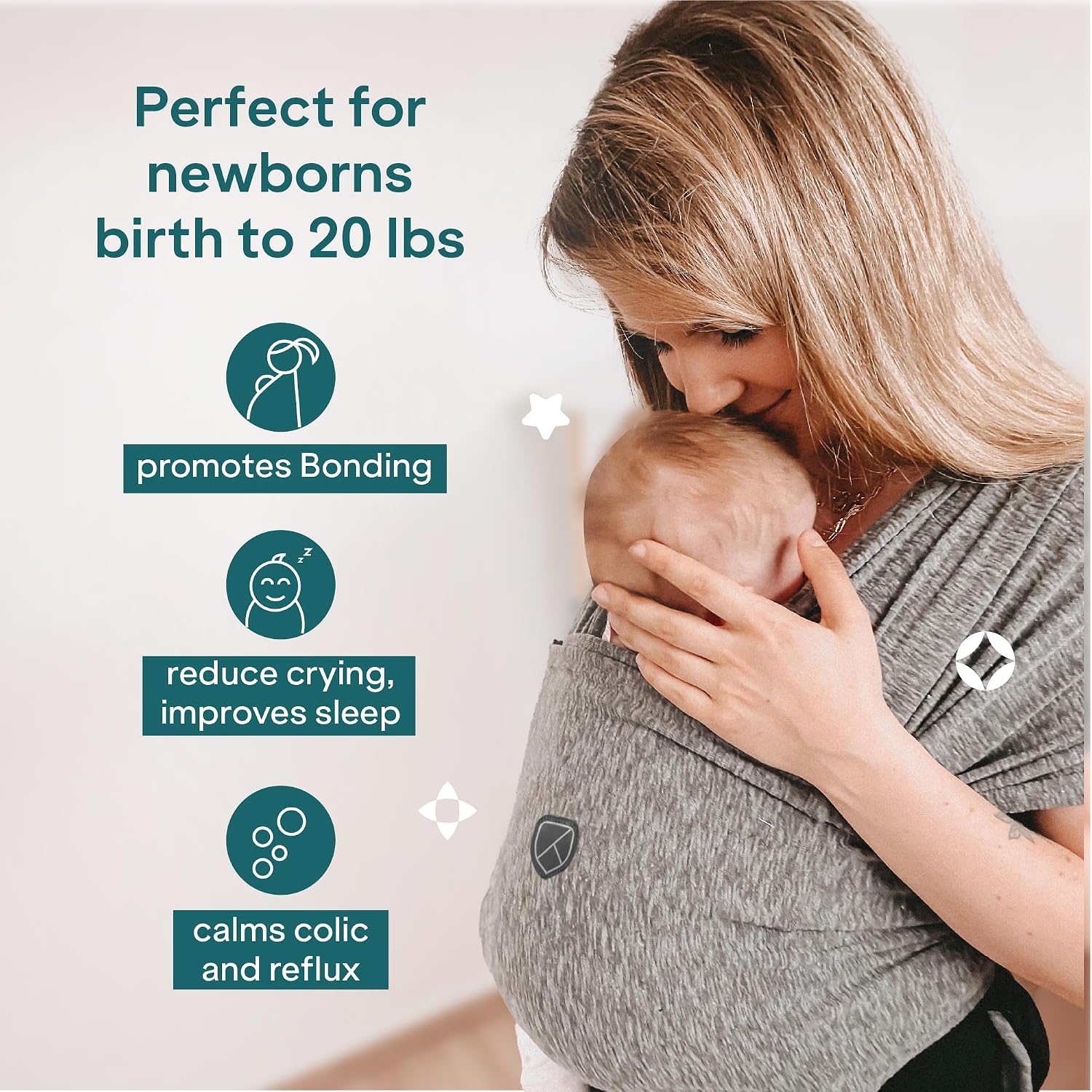 Thumbnail 3 de KOALA BABYCARE Koala sling baby wrap up to 9 kg