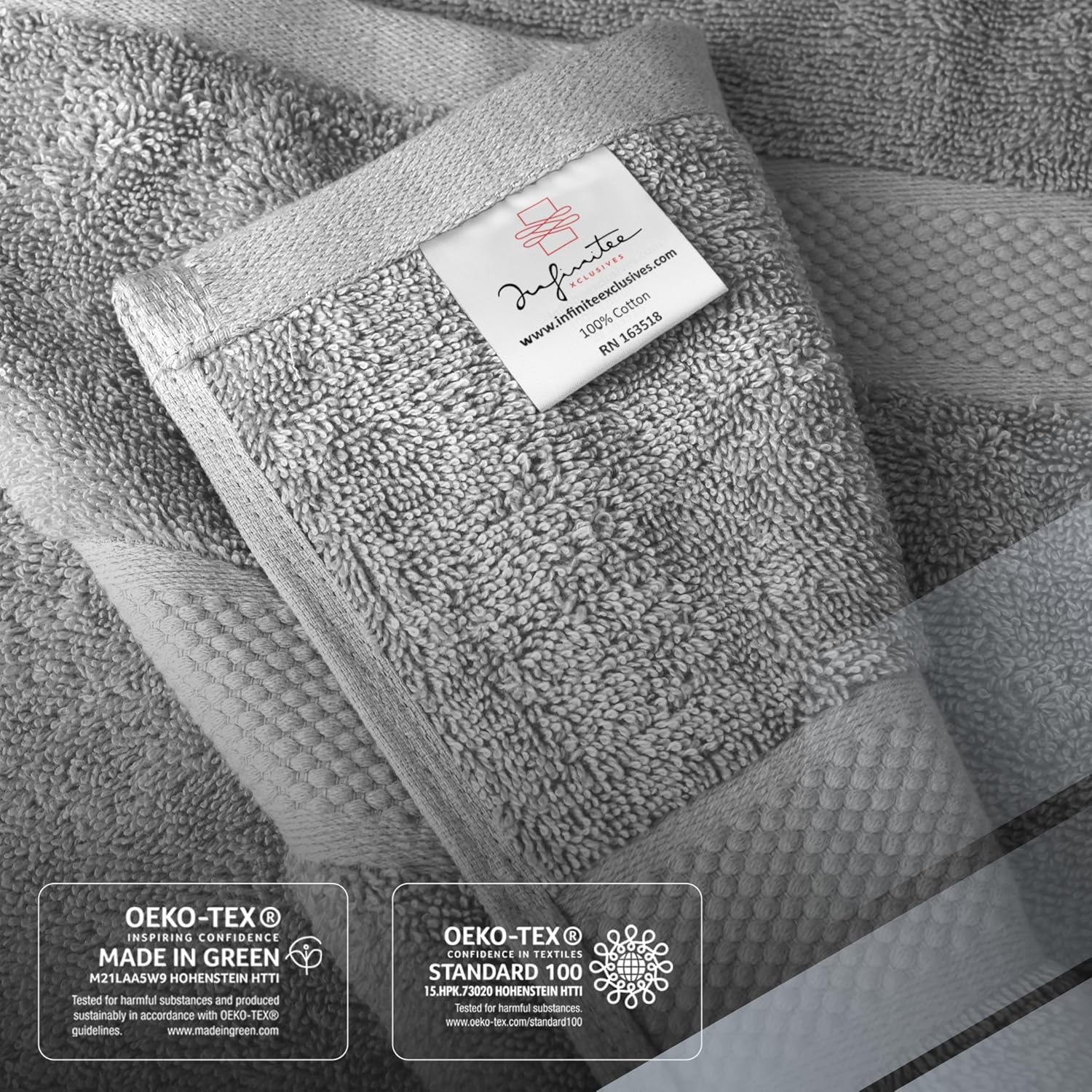 Detalle de Infinitee Xclusives Premium 8-Piece Towel Set