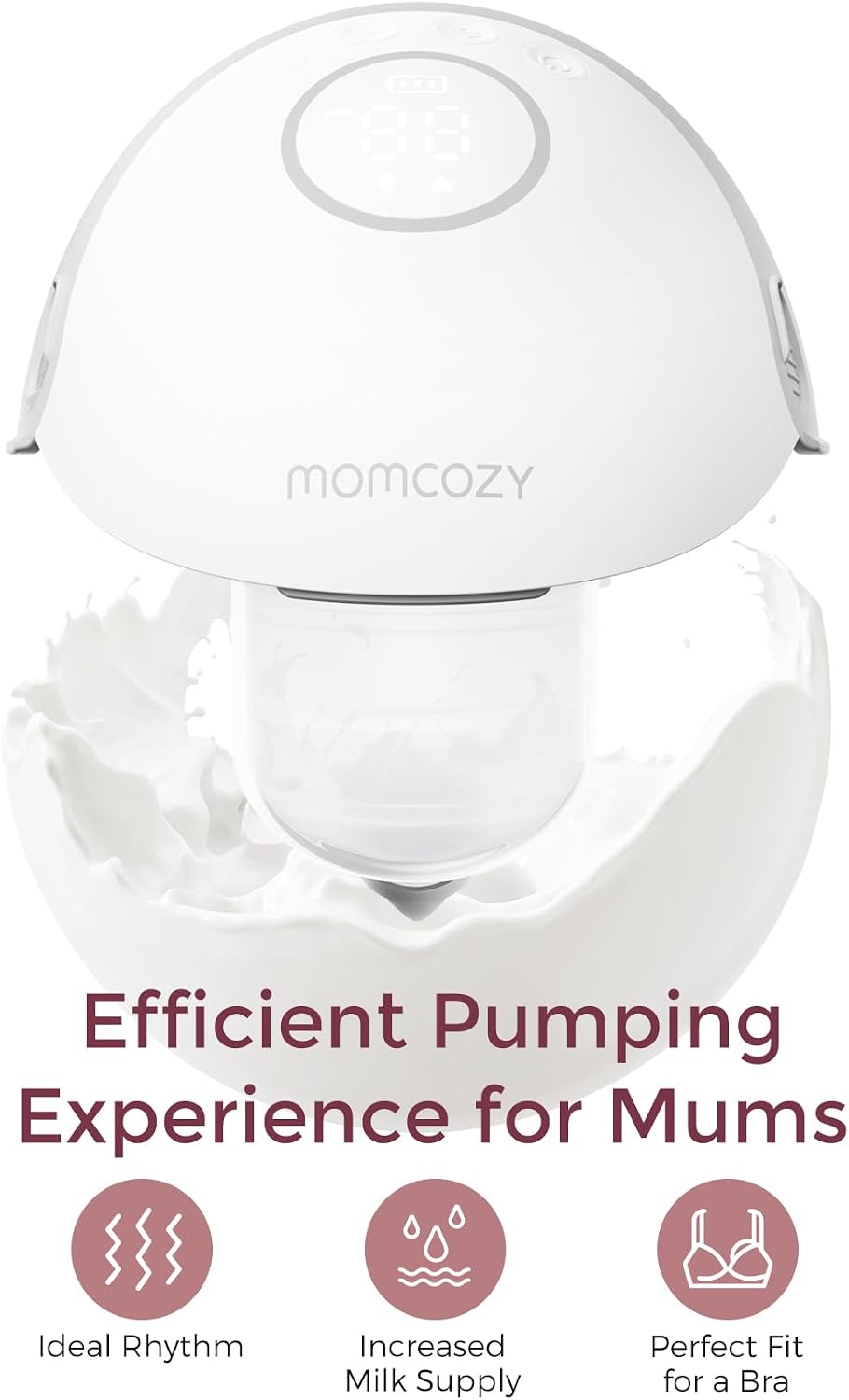 Detalle 2 de Momcozy M6 wearable breast pump 24mm