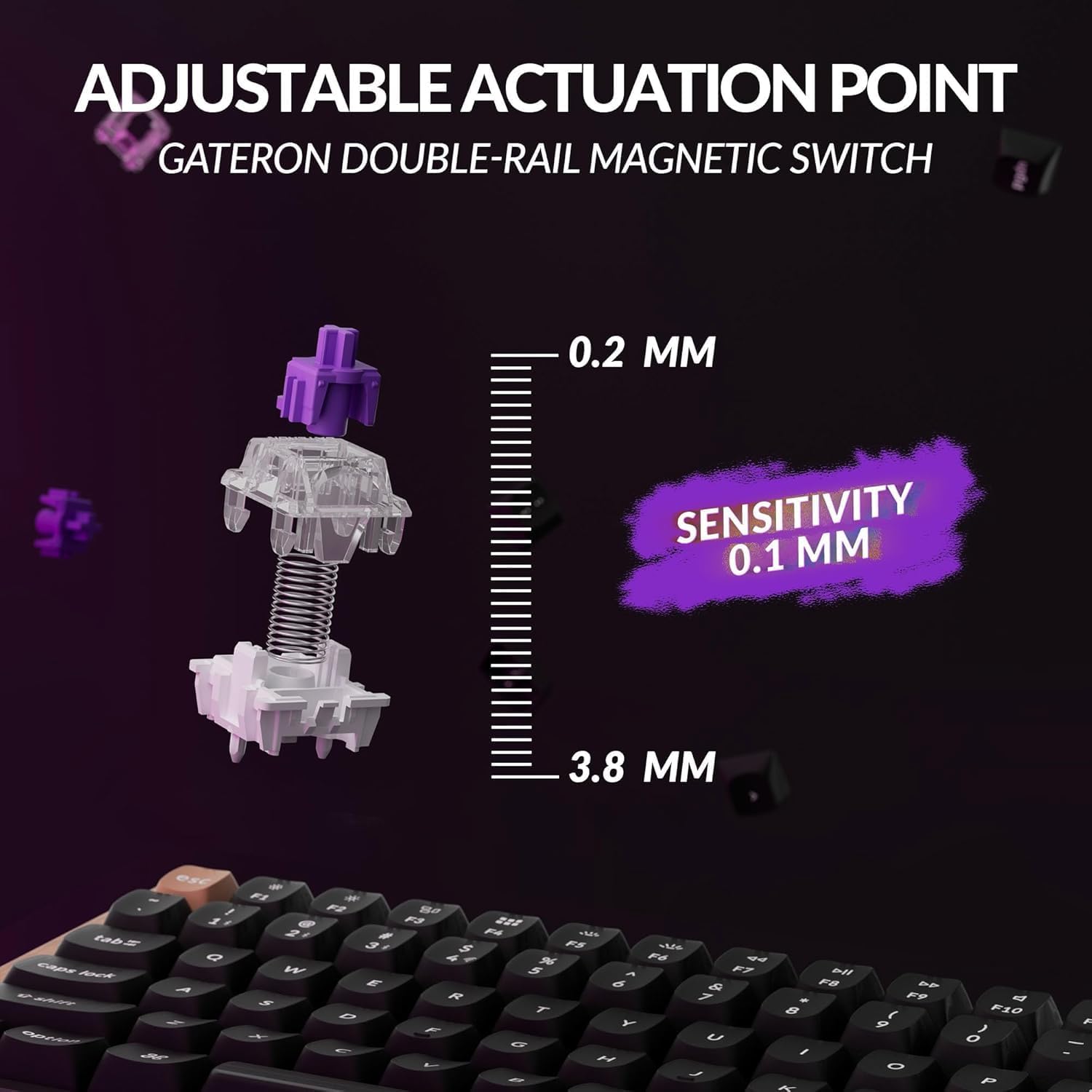 Thumbnail 5 de Keychron K2 HE Hall Effect 75% Keyboard
