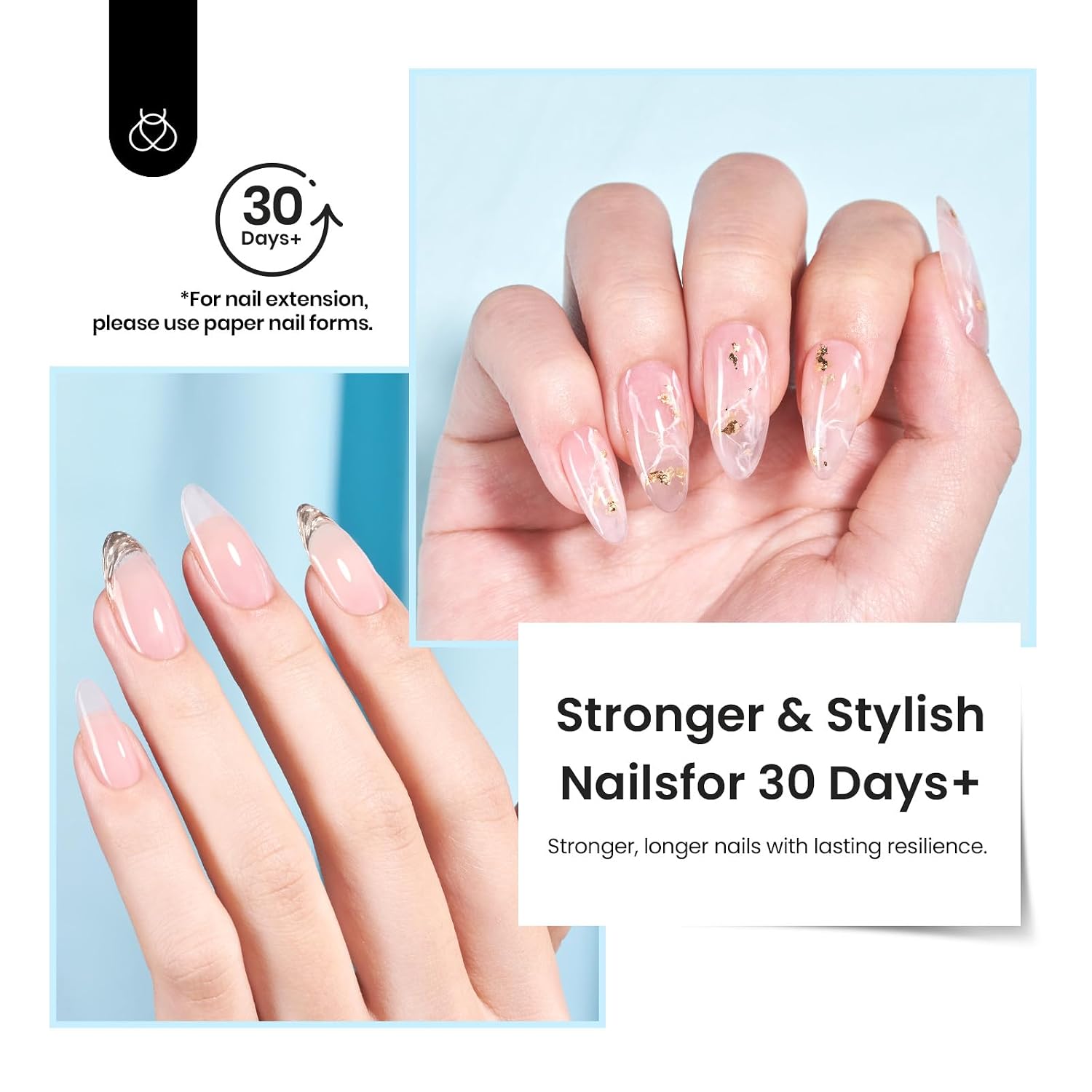 Thumbnail 5 de Beetles Builder Gel 0.51 oz Clear Nails