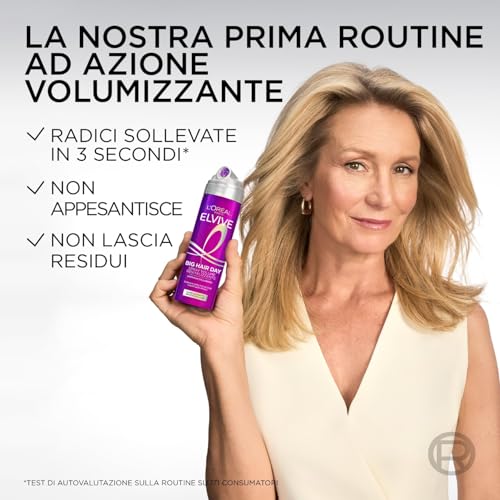 Thumbnail 7 de L'Oréal Paris Elvive Spray Rivitalizzante Big Hair Day: volume istantaneo per capelli fini e sottili, 200 ml