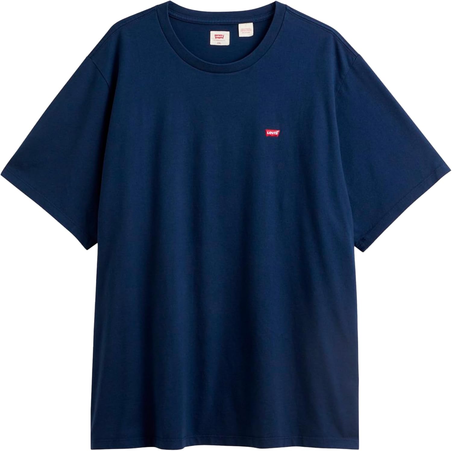 Detalle de Levi's Big & Tall Original Housemark Tee Camiseta azul 3XL para hombre