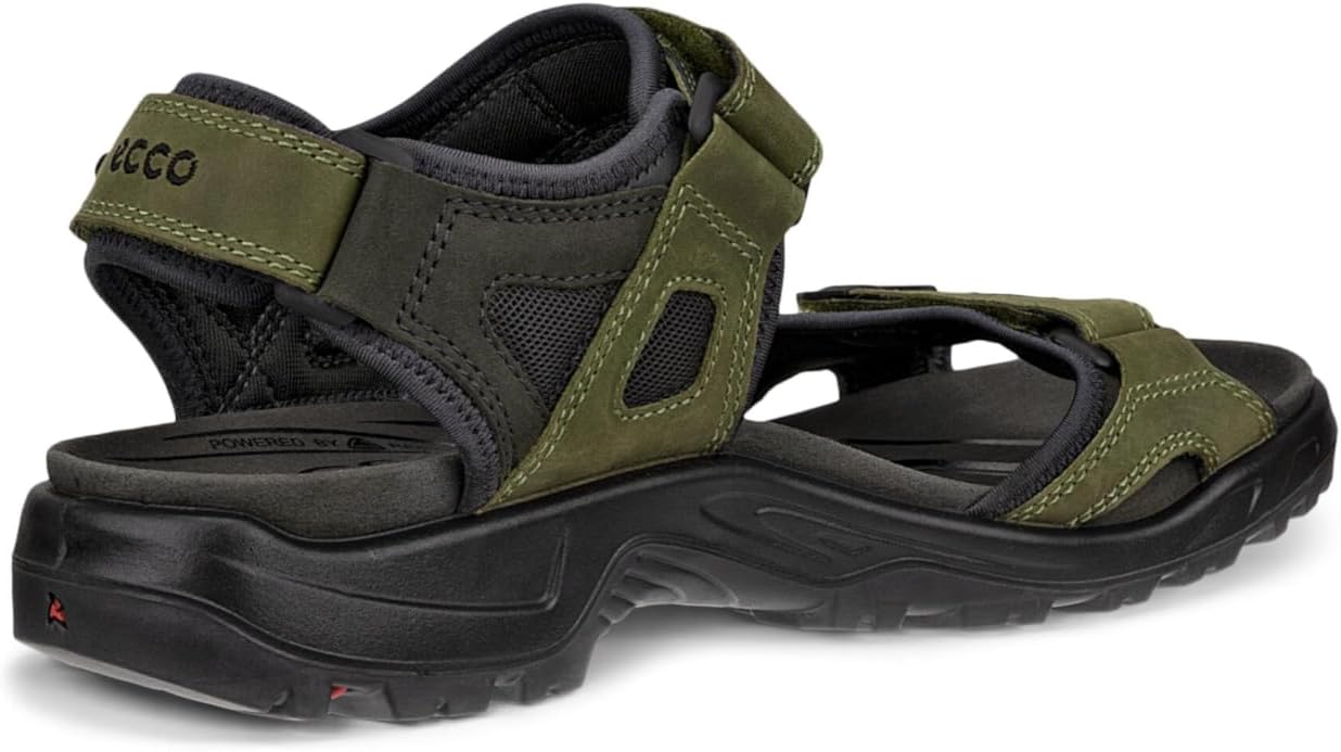 Detalle de ECCO Mens 2026 Offroad Yucatan Lightweight Flexible Durable Leather Sandals