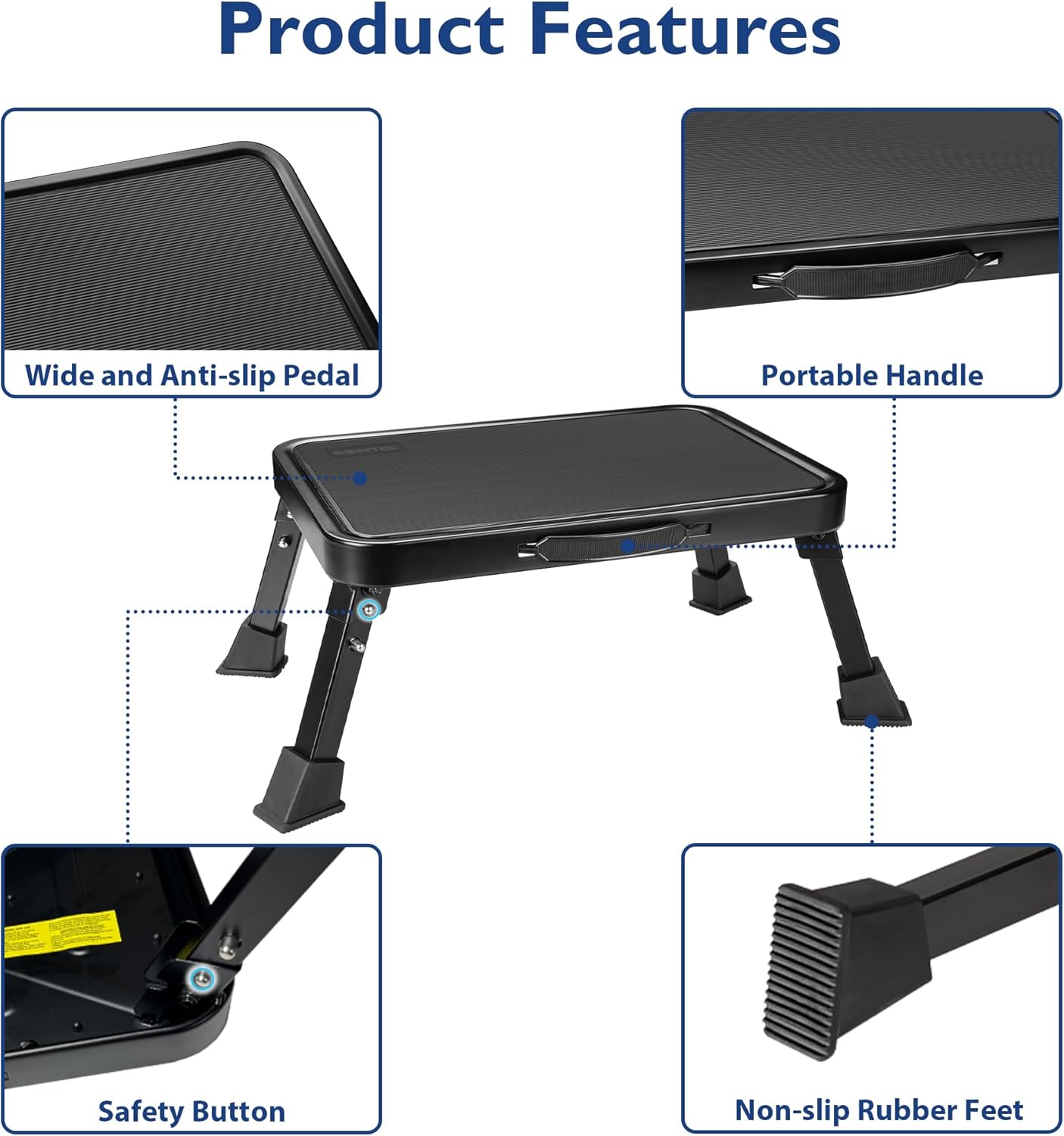 Detalle 2 de BONTEC Tritthocker 150 kg đȘ