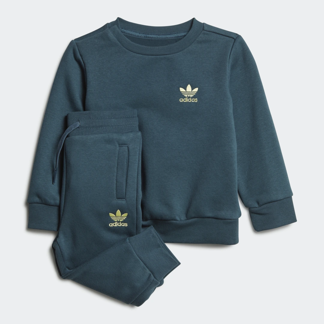 Detalle de Conjunto de cuello redondo Adicolor Turquesa de Adidas – guía de compra