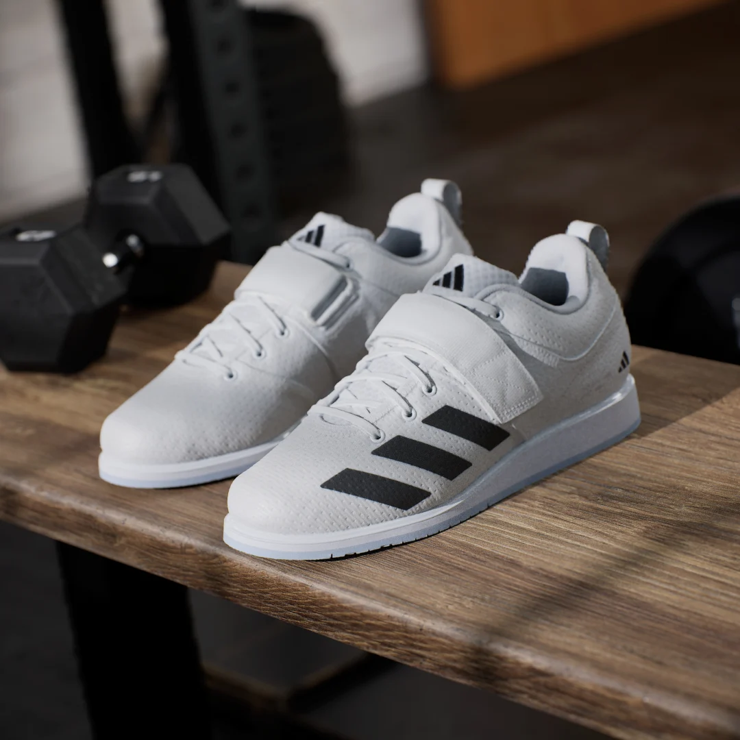 Detalle 2 de Zapatilla Powerlift 5 Weightlifting de Adidas, color Blanco