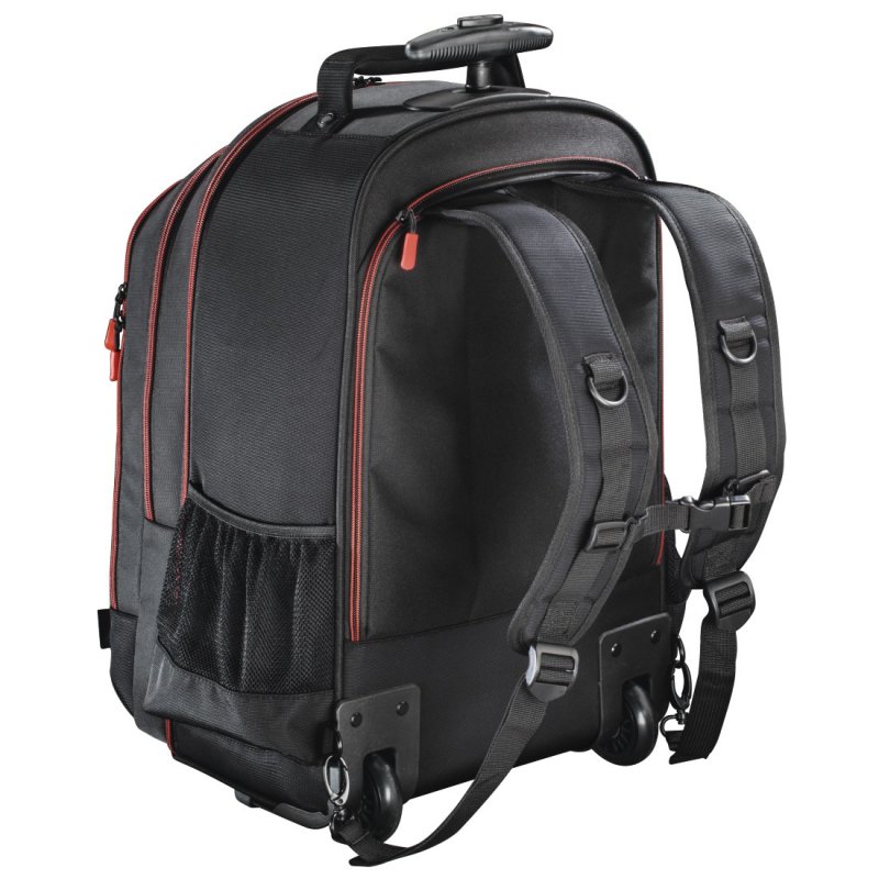 Detalle de Mochila Miami 200 para cámara negro/rojo