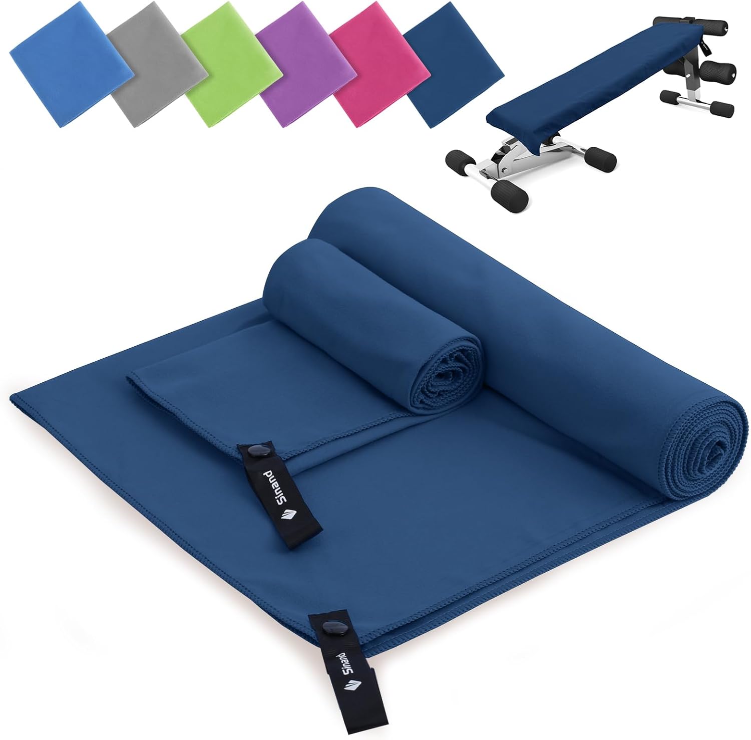 Detalle de Sinand Microfibre Towel 2 Pack 160x80cm