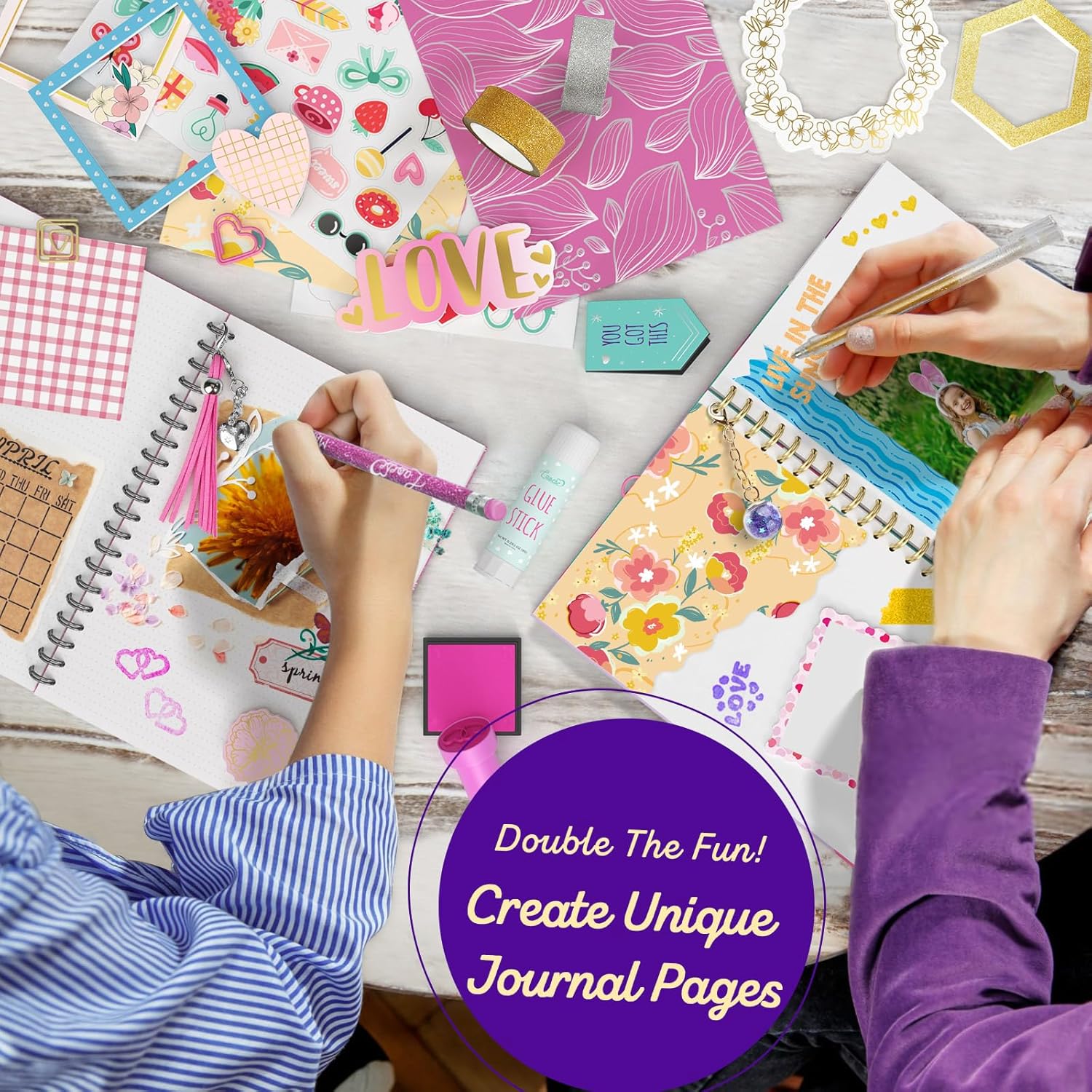 Thumbnail 3 de LAOESE 2-Pack DIY Journal Kit for Teens ✂️