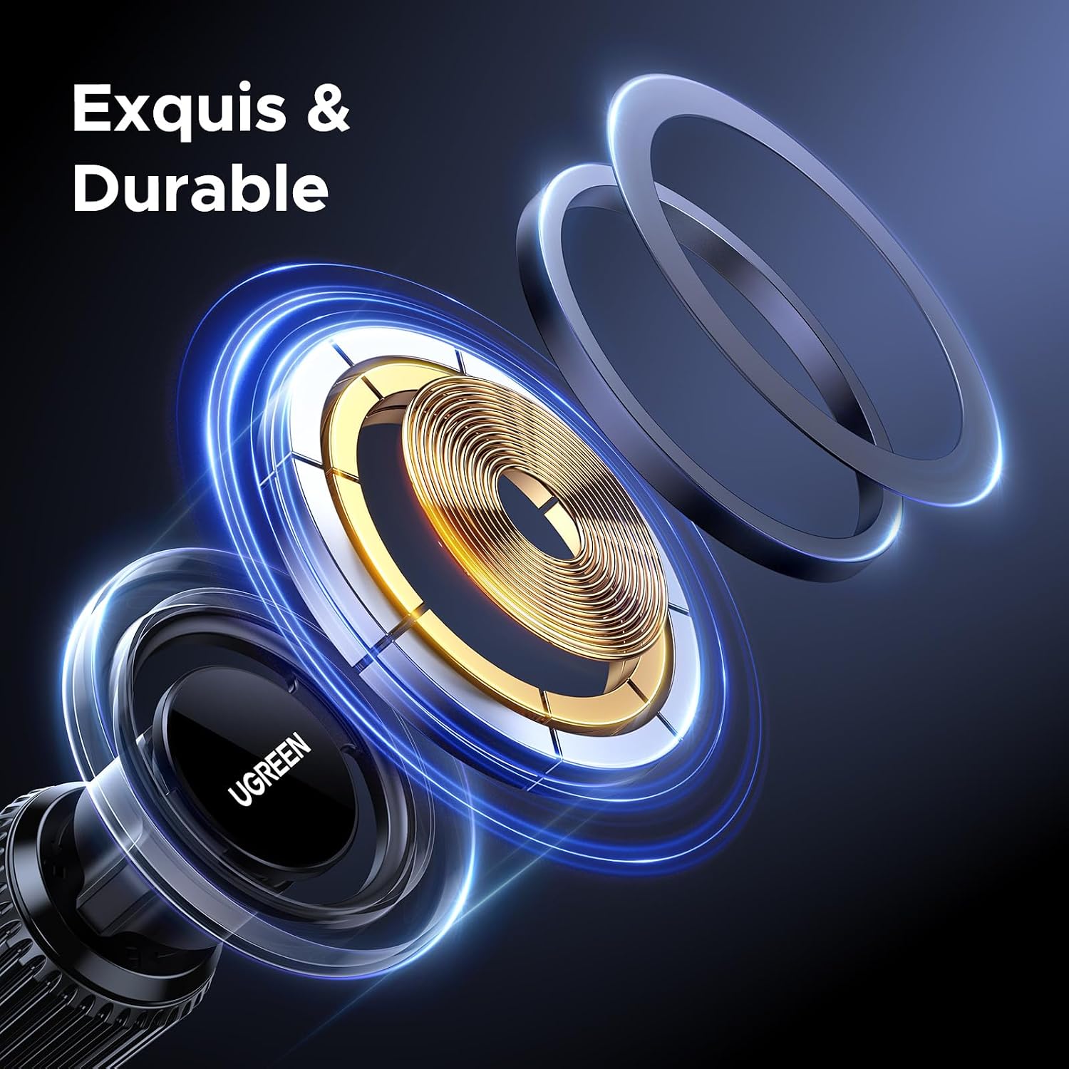 Thumbnail 6 de UGREEN Support Téléphone Voiture Magnétique pour MagSafe – fixation fiable et rotation à 360°