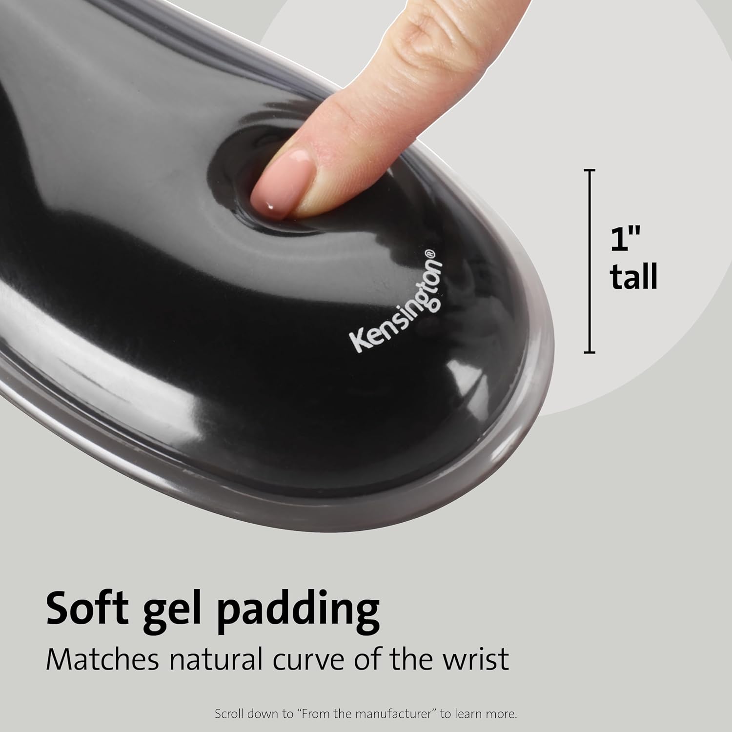 Detalle 1 de Kensington 62397 Poggiapolsi Duo Gel Ergonomico