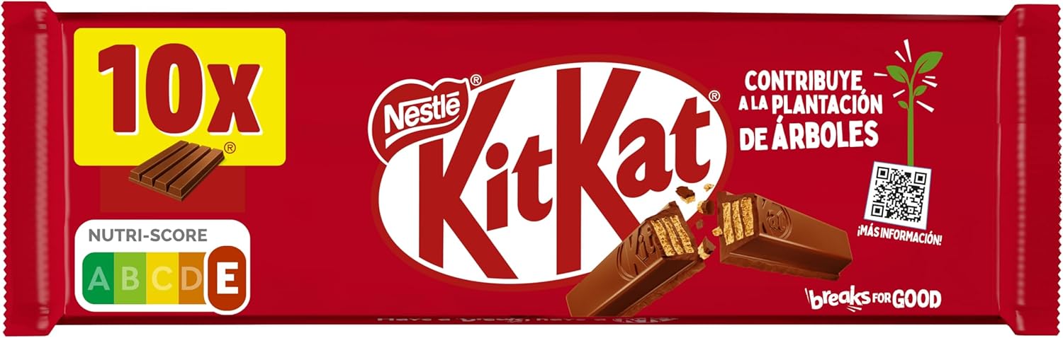 Thumbnail 2 de KitKat barre chocolat au lait – Lot de 2 packs (10 barres de 41,5 g)