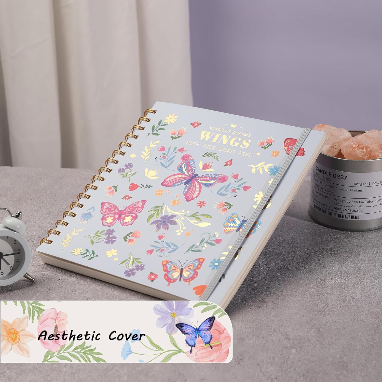 Thumbnail 4 de MGGAO Lined Spiral Journal Notebook — Hardcover, 96 Sheets, 19.5 x 22 cm