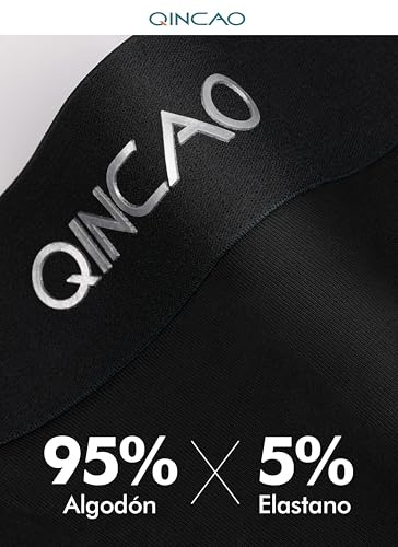 Detalle 1 de QINCAO Calzoncillos Boxer Hombre – Pack de 6, suave y cómodo
