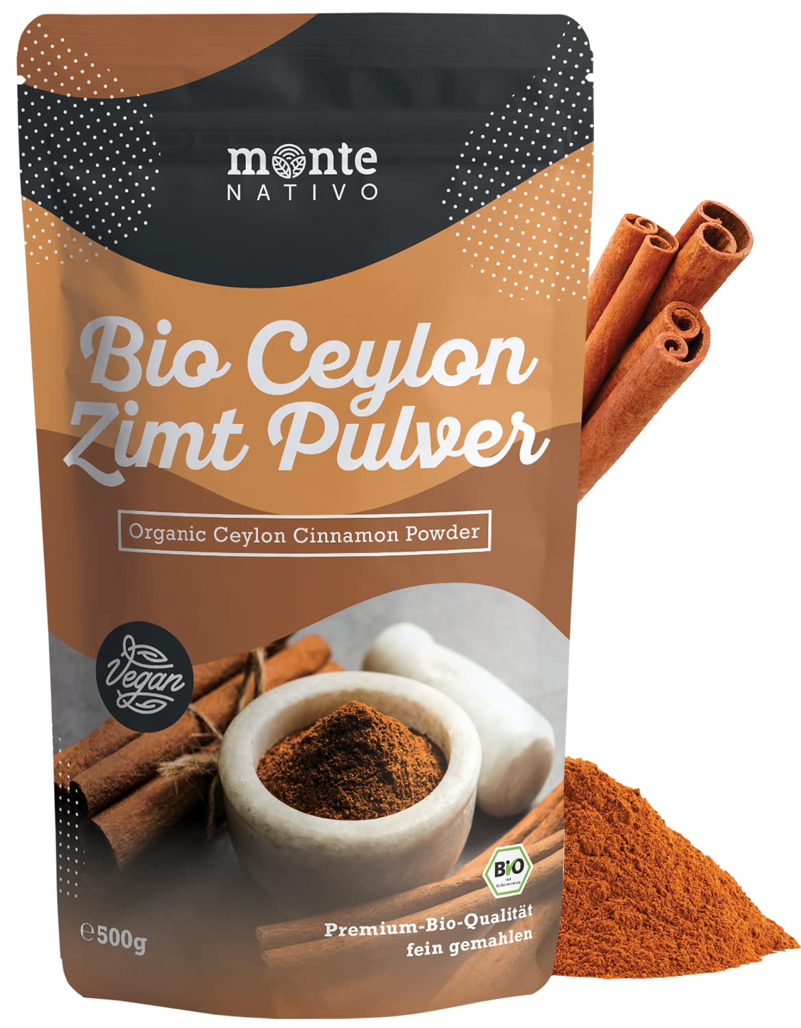 Thumbnail 6 de Cassia Zimt gemahlen Monte Nativo (500 g) – Aromatisches Gewürz für Küche & Backen