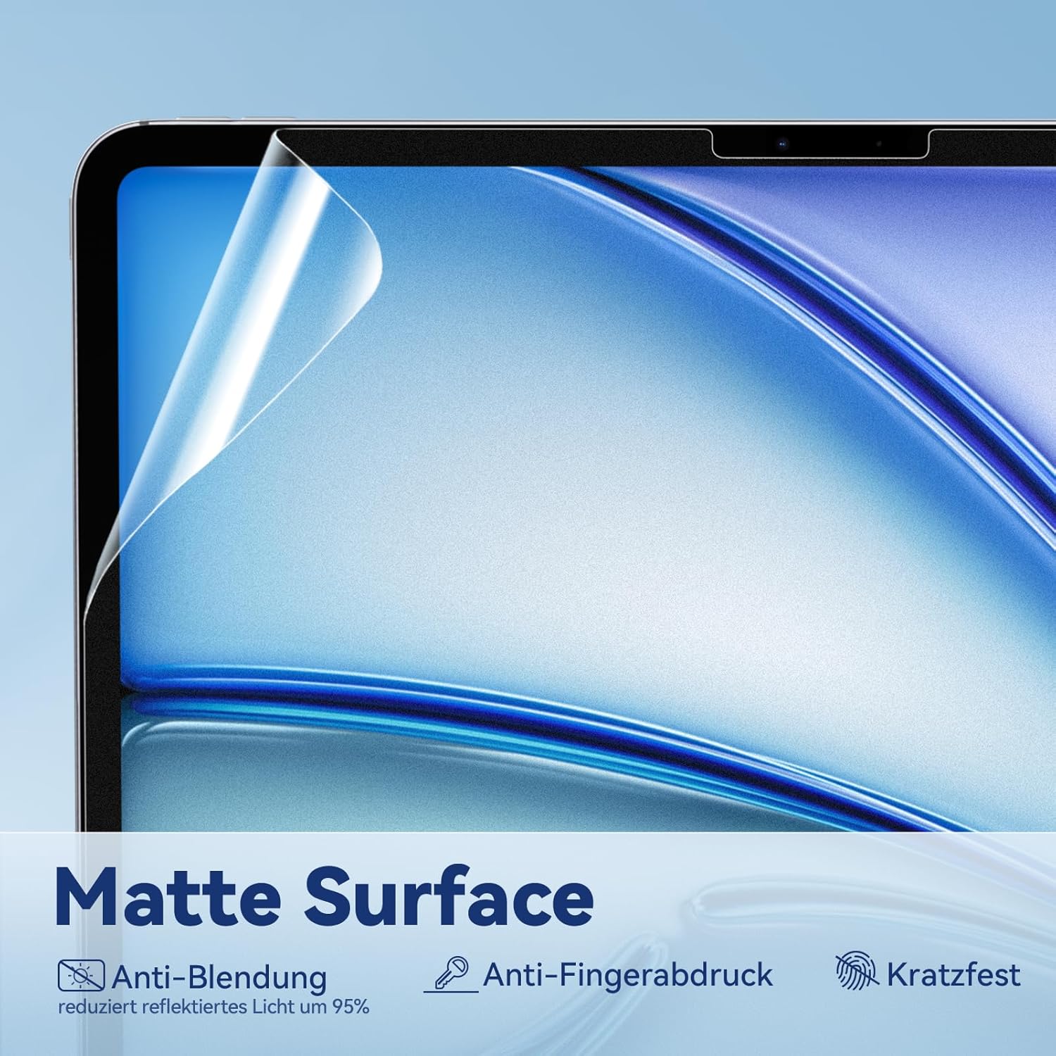 Thumbnail 4 de Like Paper Papier-Schutzfolie (2 Stück) für iPad 9/8/7 & iPad 10,2 Zoll – matt, blendfrei fürs Zeichnen