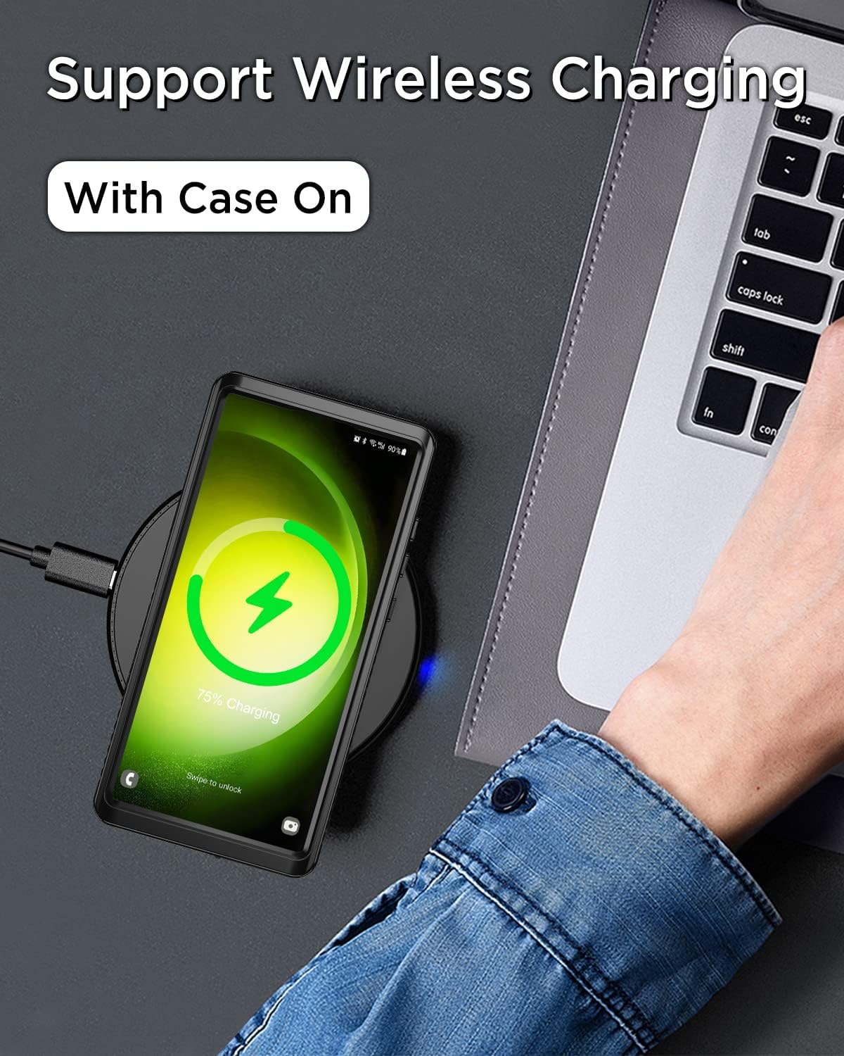 Detalle 2 de Beeasy for Samsung Galaxy S23 Case: Waterproof, 360° Protection with Built-in Screen Protector