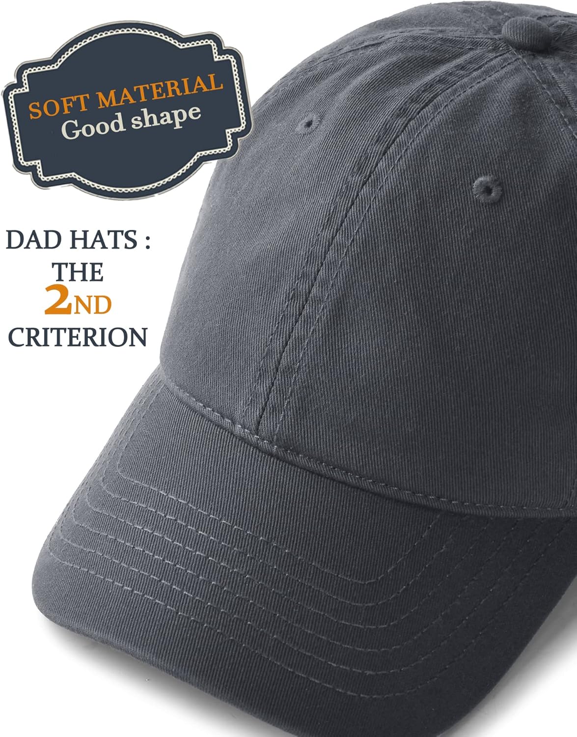 Thumbnail 3 de FURTALK Vintage Basecap – Unisex Baumwolle, 2 Größen (55–59 cm / 59–61 cm), verstellbar