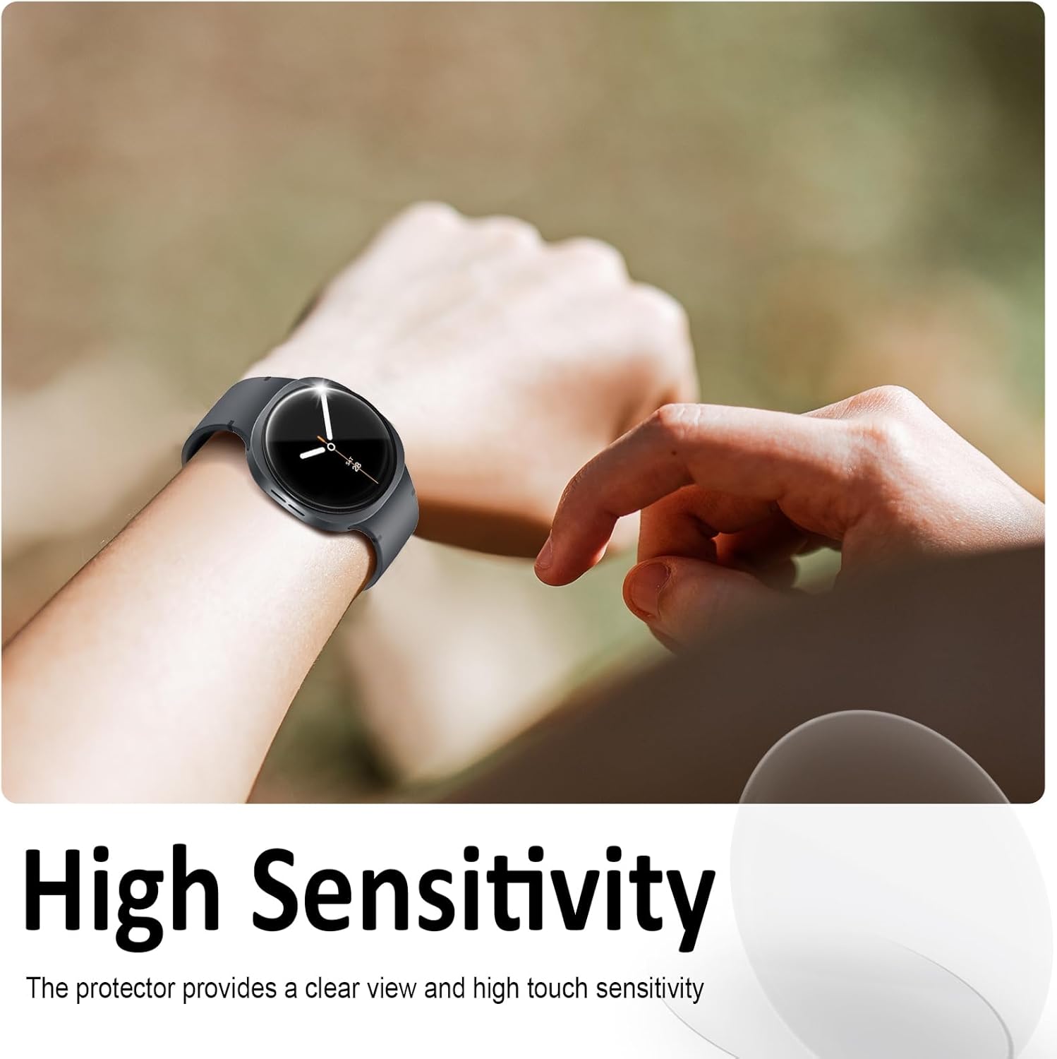 Detalle de SPGUARD Galaxy Watch8 40mm Screen Protector 4-Pack