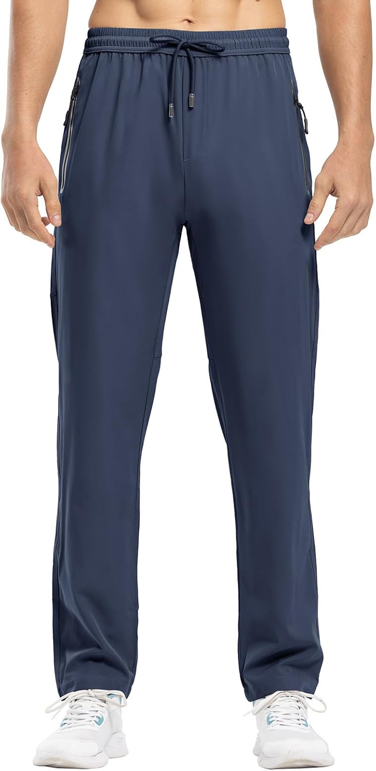 Thumbnail 6 de Rdruko Men's Casual Pants: Lightweight Quick-Dry for Running, Hiking, and Everyday Wear