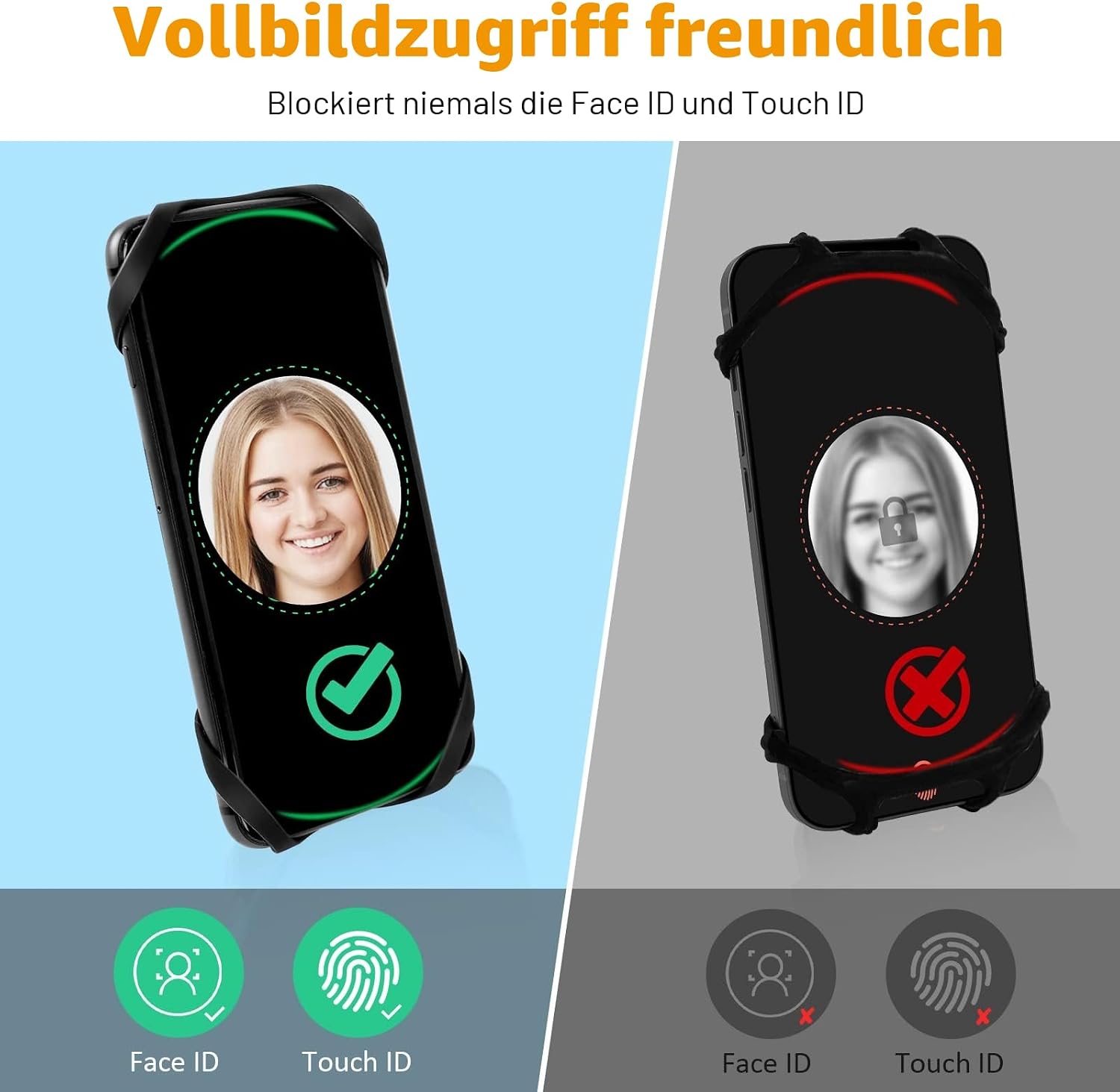 Thumbnail 3 de Rouclo Handyhalterung Fahrrad 4,5–7 Zoll